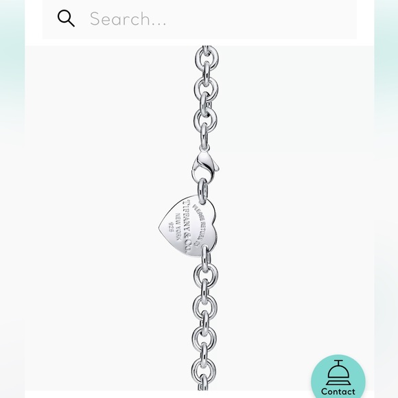 Tiffany & Co. Return to Tiffany®
Heart Tag Chain Link Choker, EUC - Picture 4 of 10